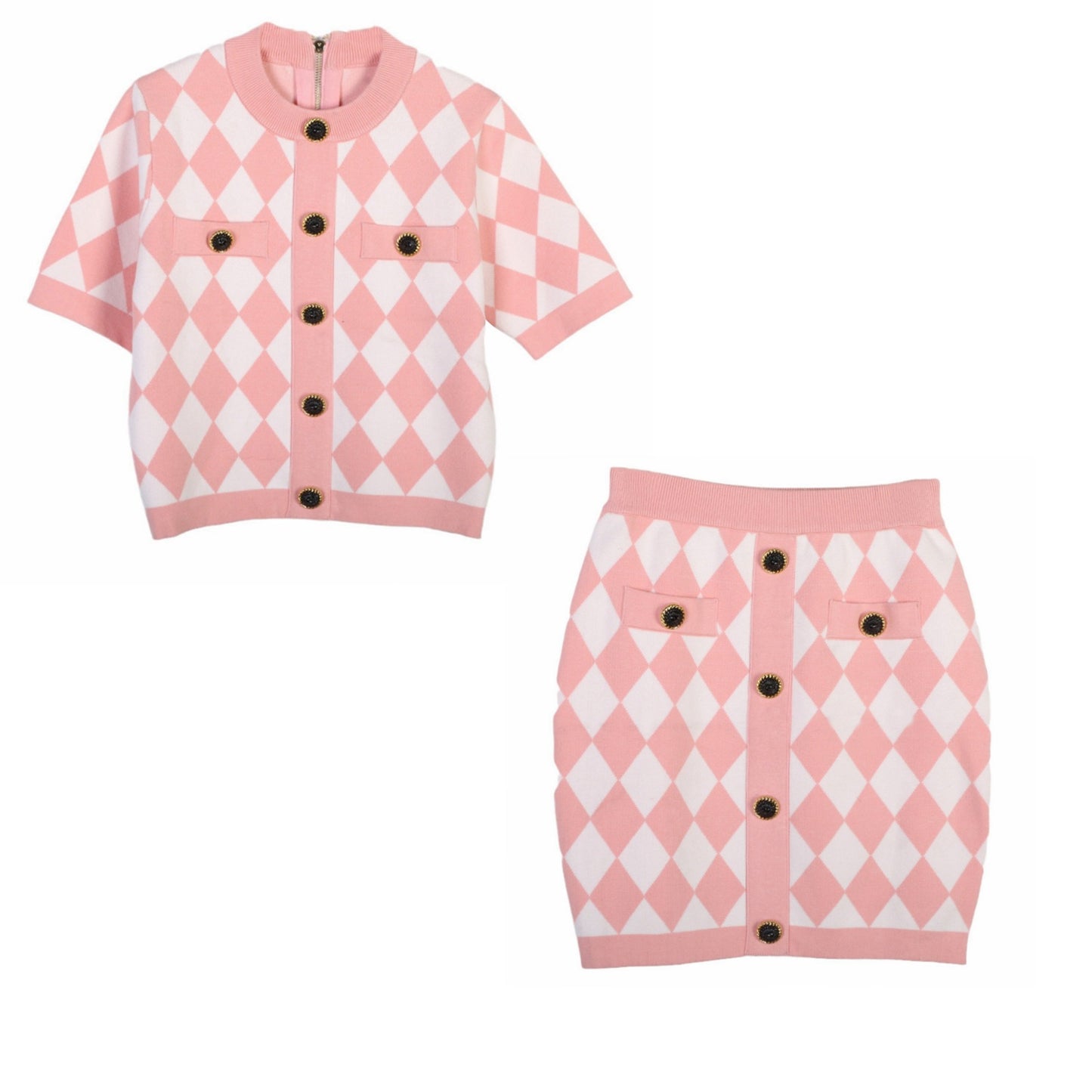 WezelBezel Cardigan Set Skirt - Small Fragrance Style