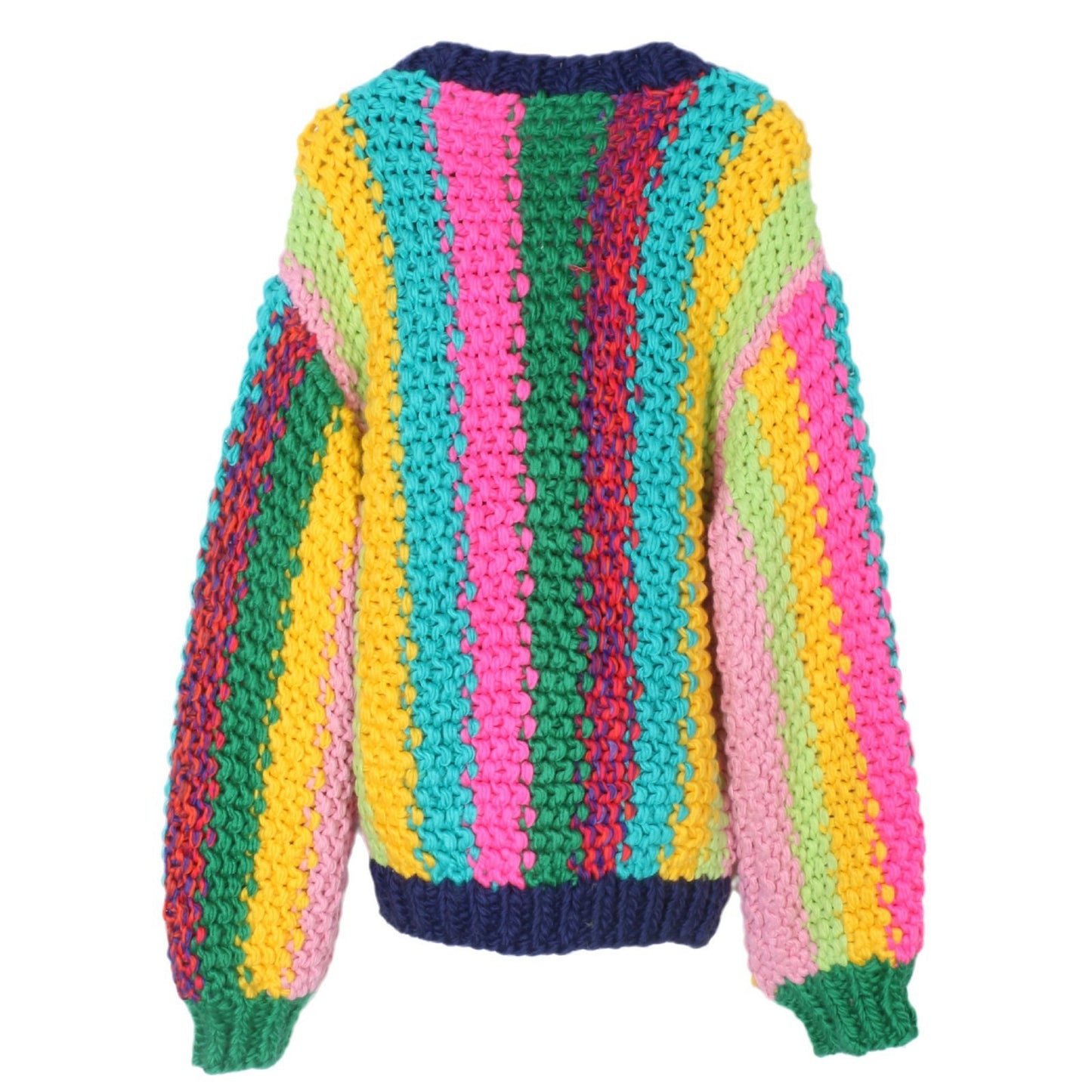 WezelBezel Rainbow Knit Cardigan