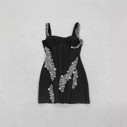 WezelBezel Suspender Mini Skirt