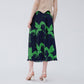 WezelBezel Pleated Printed Skirt