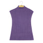 WezelBezel Sleeveless Vest - Half Turtleneck