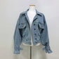 WezelBezel Short Denim Jacket - Casual Style