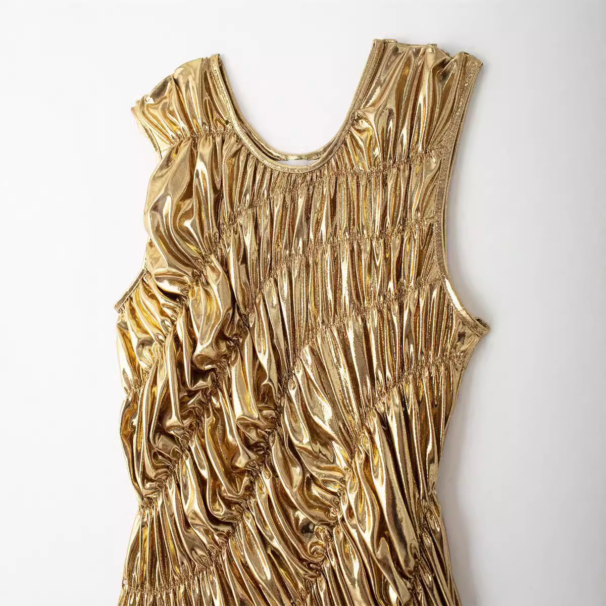 WezelBezel Hot Gold Skirt - Elegant Temperament