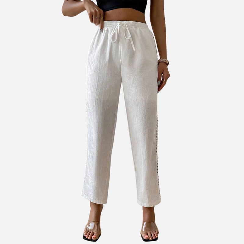 WezelBezel Straight Leg Stretch Pants