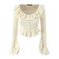 WezelBezel Short Knitted Cardigan - Wooden Ear Style