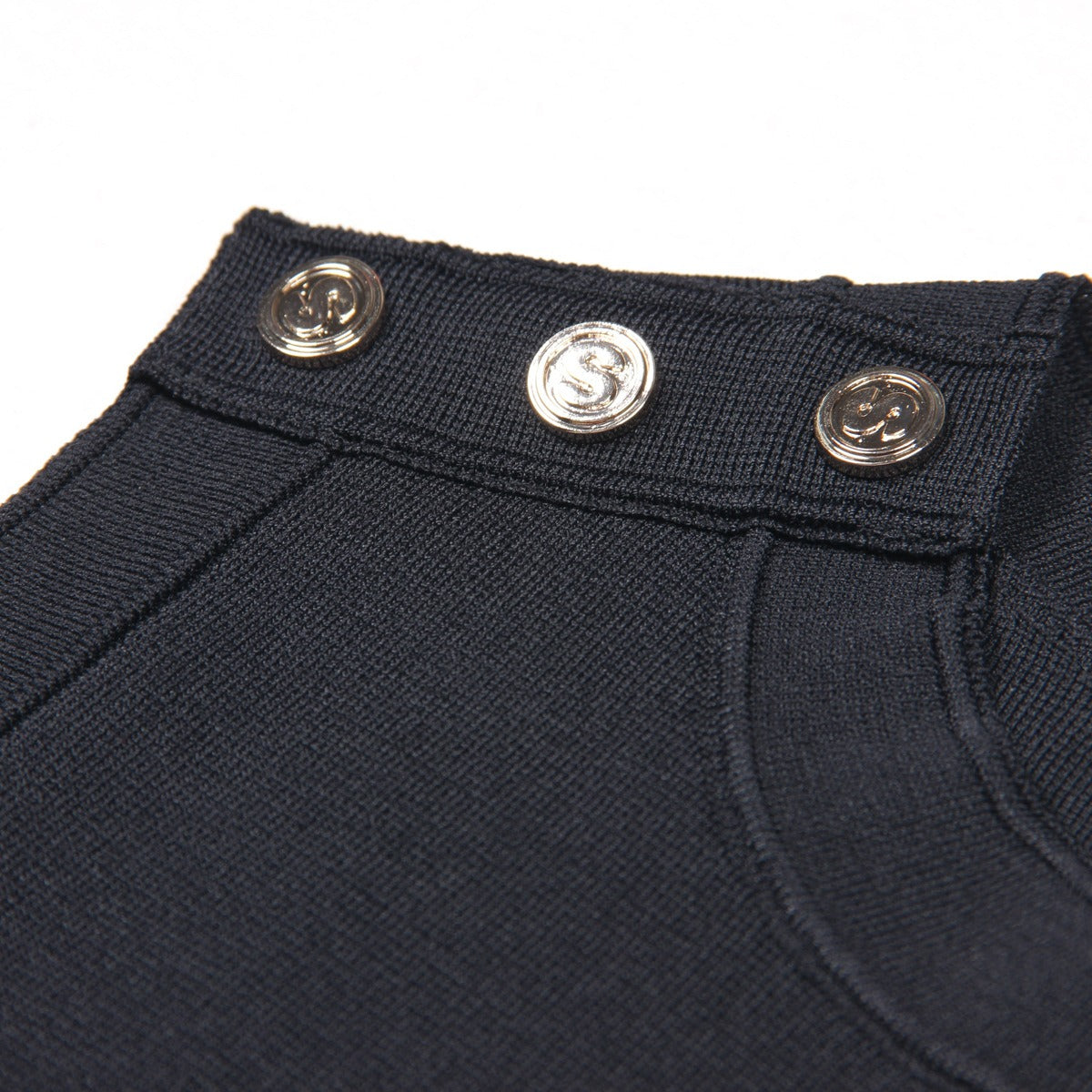 WezelBezel Sleeveless Ruffle Knit Dress