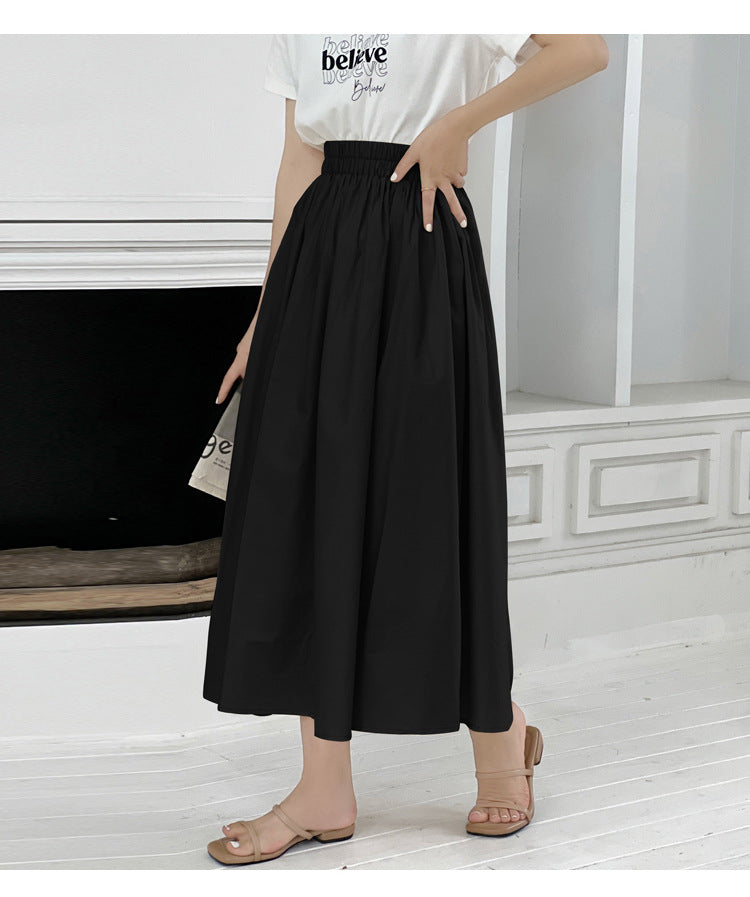 WezelBezel Trumpet Pleated Skirt - Cotton Style