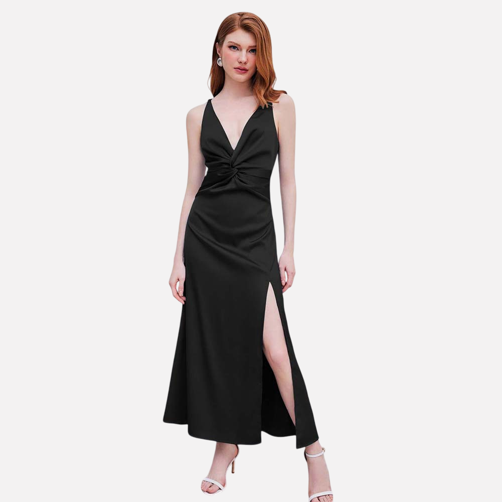 WezelBezel Pleated Camisole Dress Set