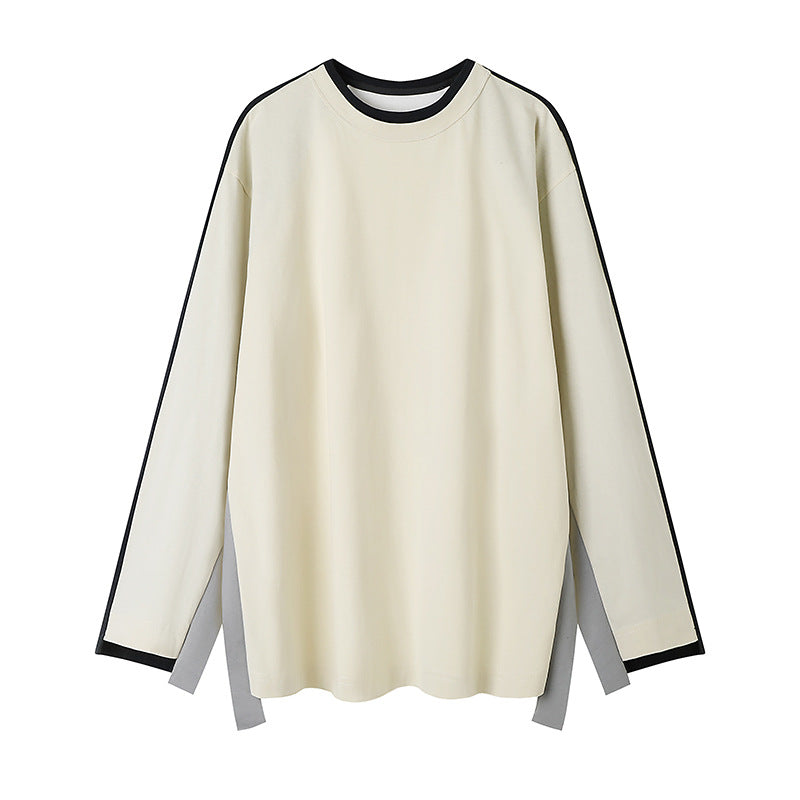 WezelBezel T-shirt Top - Contrasting Color Style