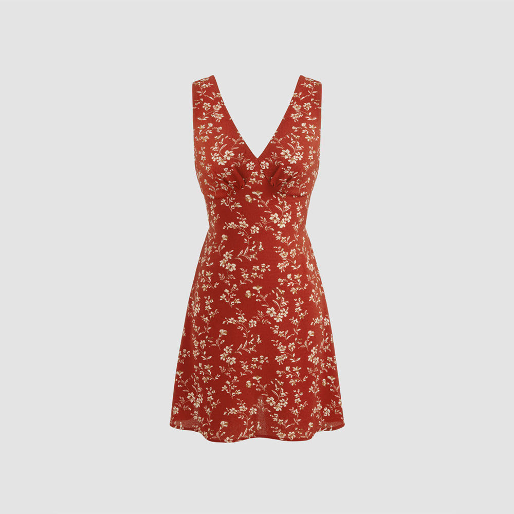 WezelBezel V-Neck Temperament Dress