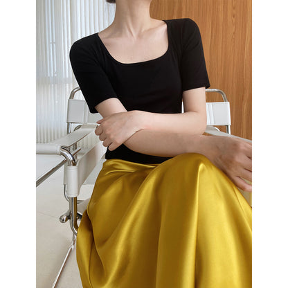 WezelBezel Square Neck Fit Tee