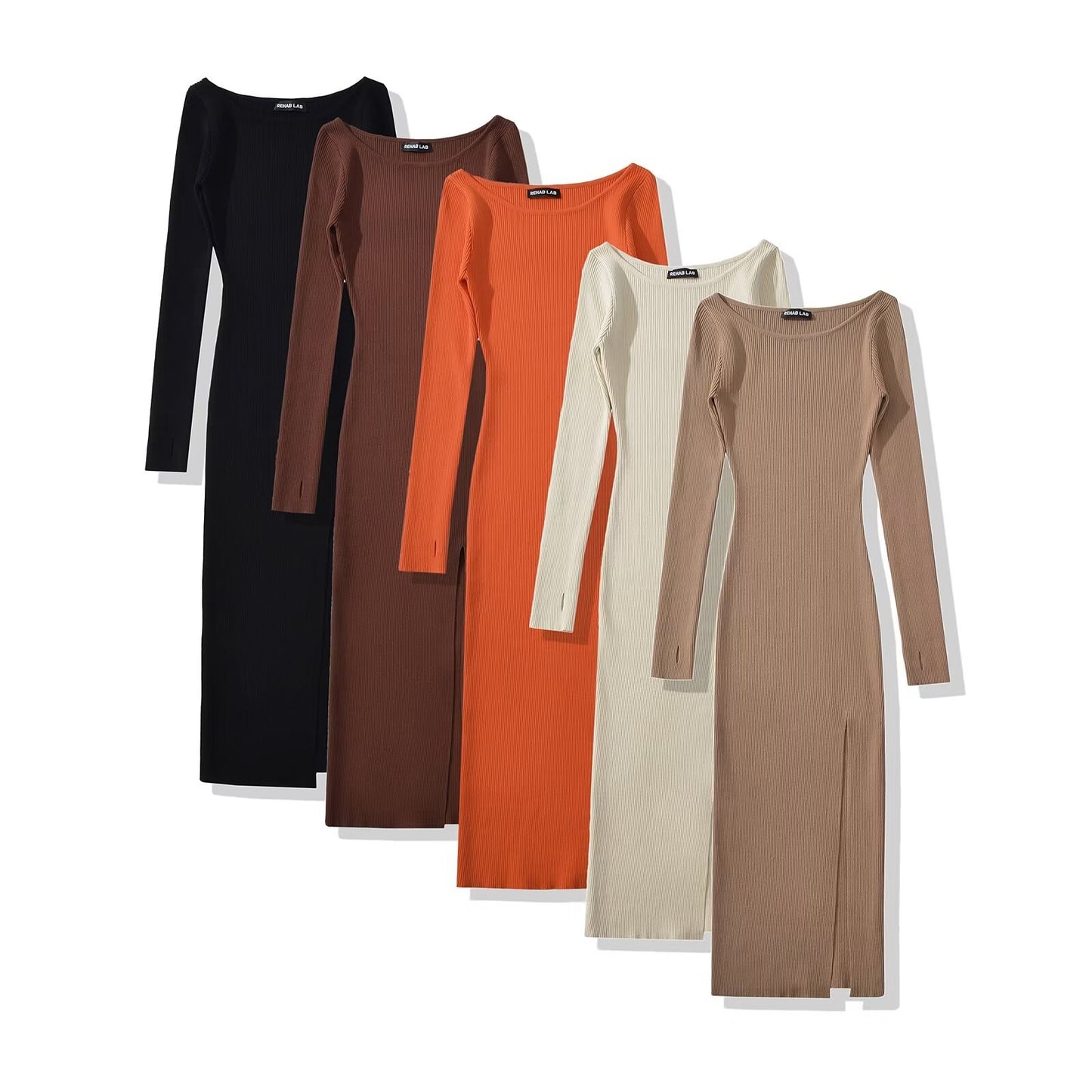 WezelBezel Slit Cut Jumpsuit - Long Skirt