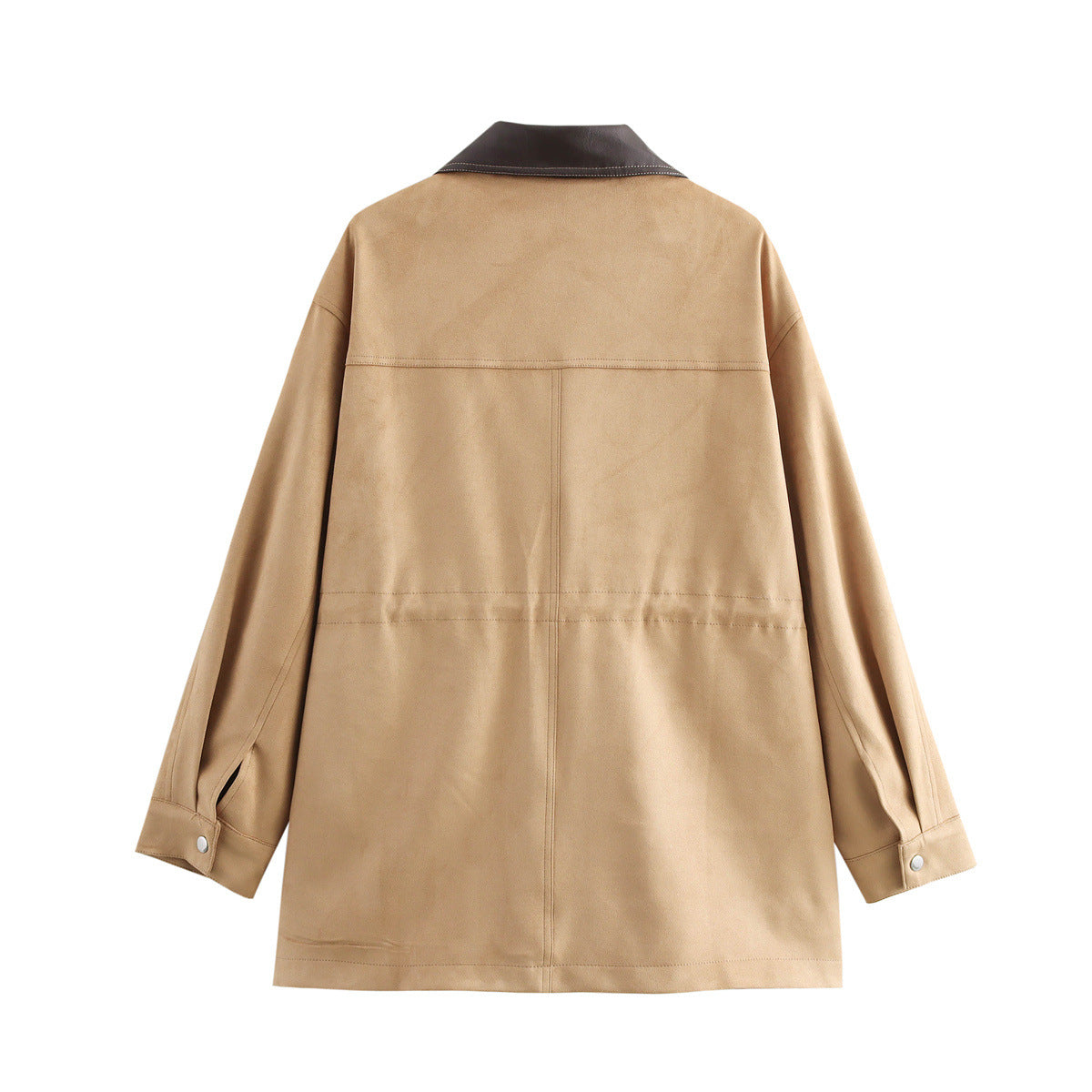 WezelBezel Suede Pocket Coat