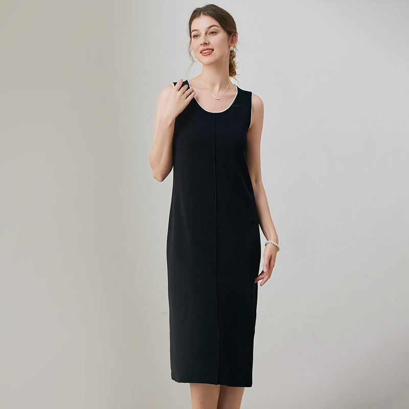 WezelBezel Sleeveless Cotton Midi Dress