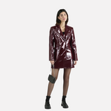 WezelBezel Patent Leather Suit Set