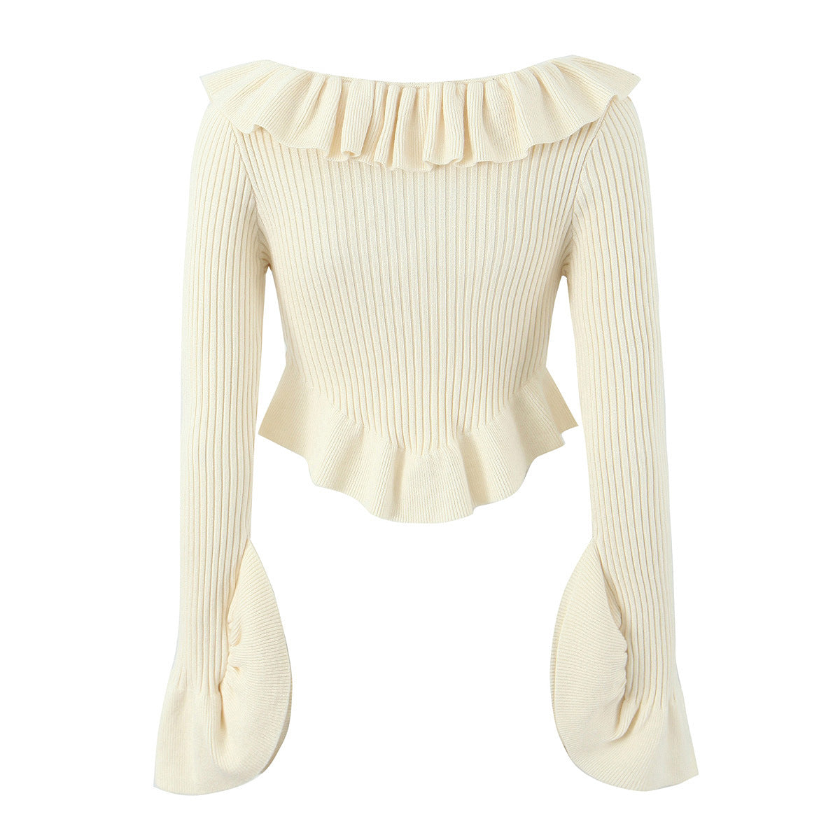 WezelBezel Short Knitted Cardigan - Wooden Ear Style