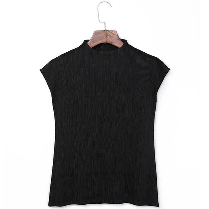 WezelBezel Sleeveless Vest - Half Turtleneck