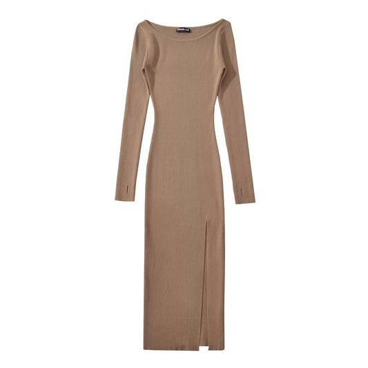 WezelBezel Slit Cut Jumpsuit - Long Skirt