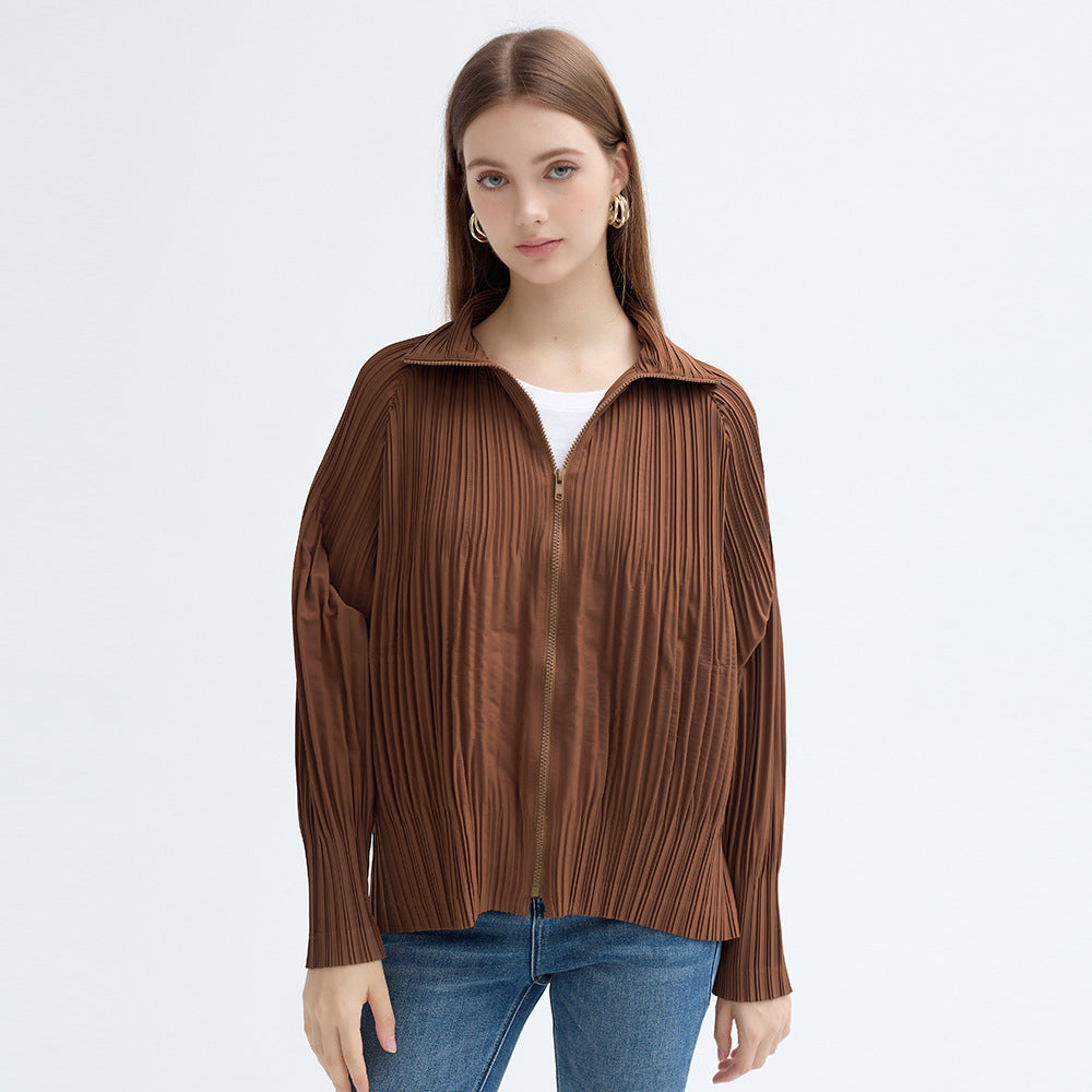 WezelBezel Zip-Up Stand Collar Jacket