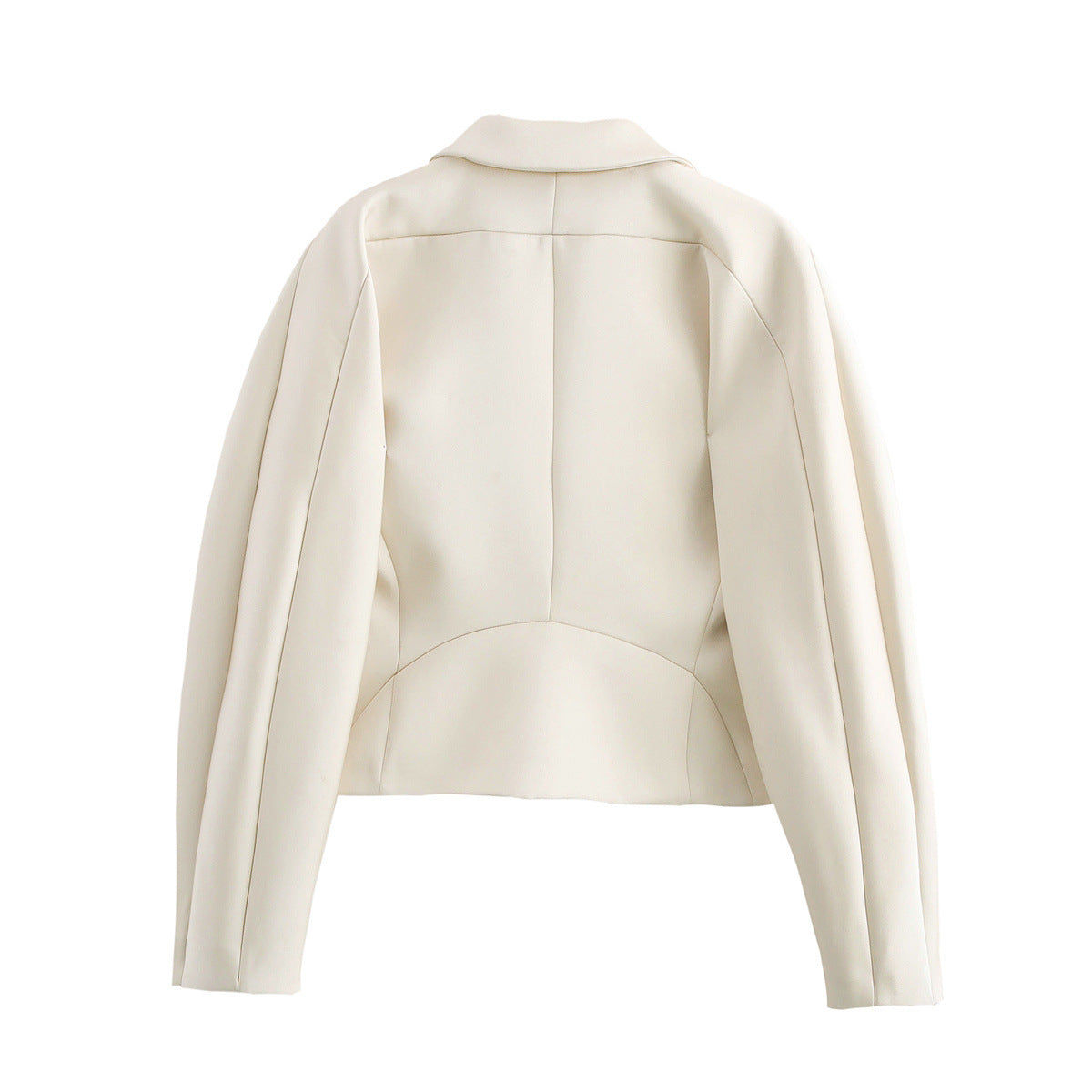 WezelBezel Silk-Cinch Waist Suit Jacket