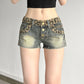 WezelBezel Ultra-Low Waist Shorts