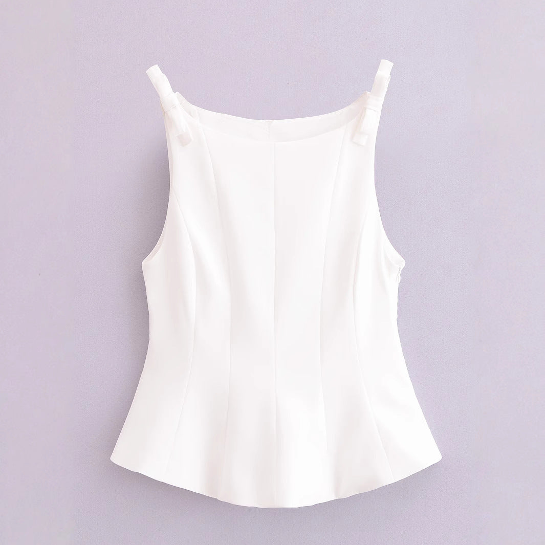 WezelBezel Short Vest Tank Top