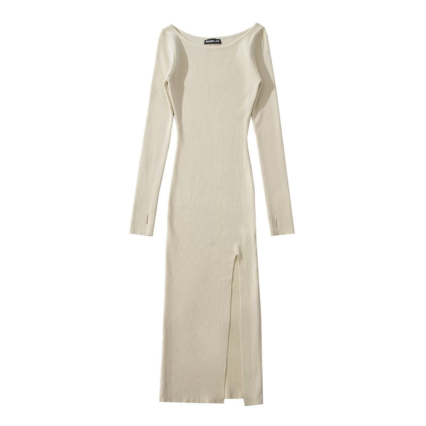 WezelBezel Slit Cut Jumpsuit - Long Skirt