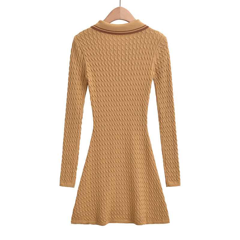 WezelBezel Slim Fit Knitted Dress - Spicy Girl Style