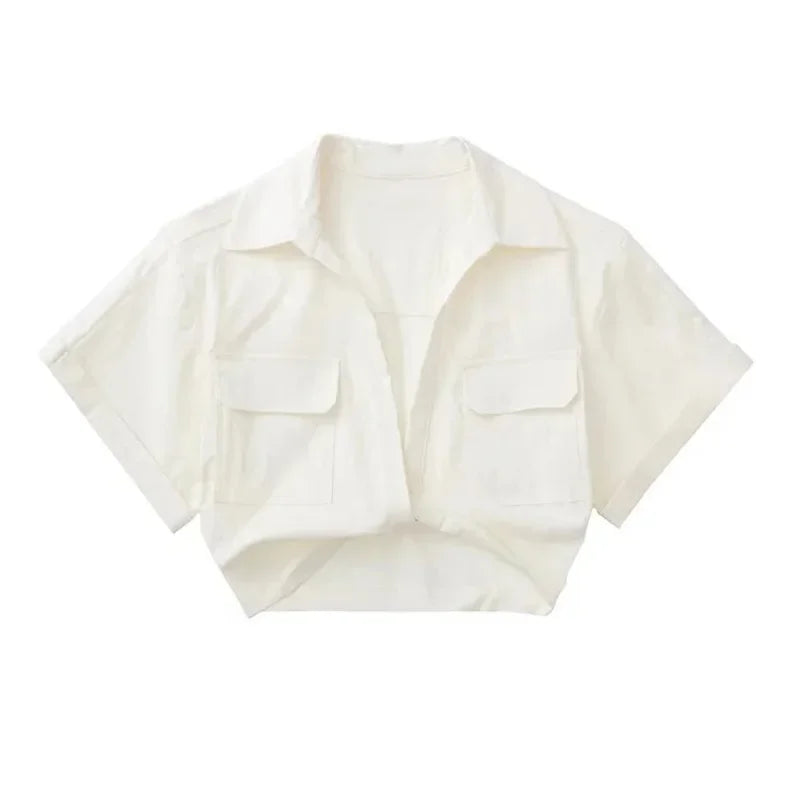 WezelBezel Elastic Linen Shirt - Vintage Style