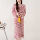 WezelBezel Knitted Cardigan and Skirt Set – Effortlessly Slimming Design