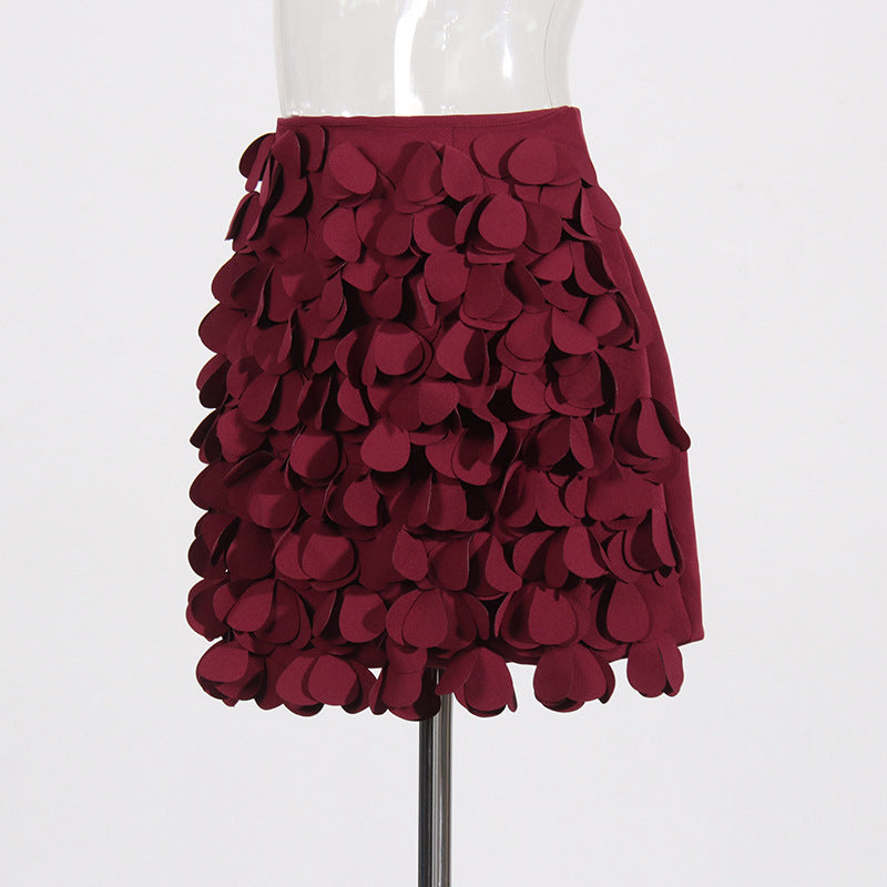 WezelBezel High Waist Skirt - Short Style