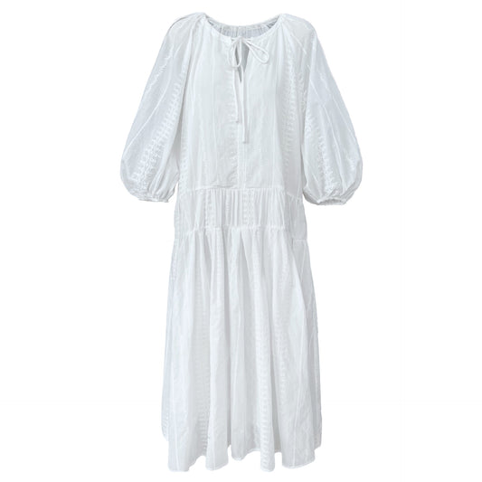 WezelBezel Casual Pleated Dress - A-line Dress