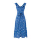 WezelBezel Blue Floral Sleeveless Dress
