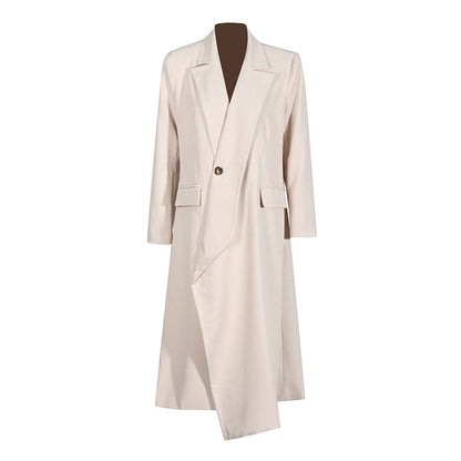 WezelBezel Long Windbreaker - One Button Style