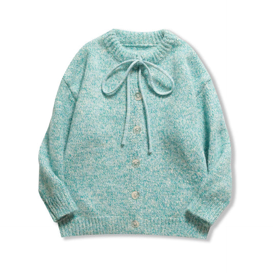 WezelBezel Buckle-Knit Long Sweater