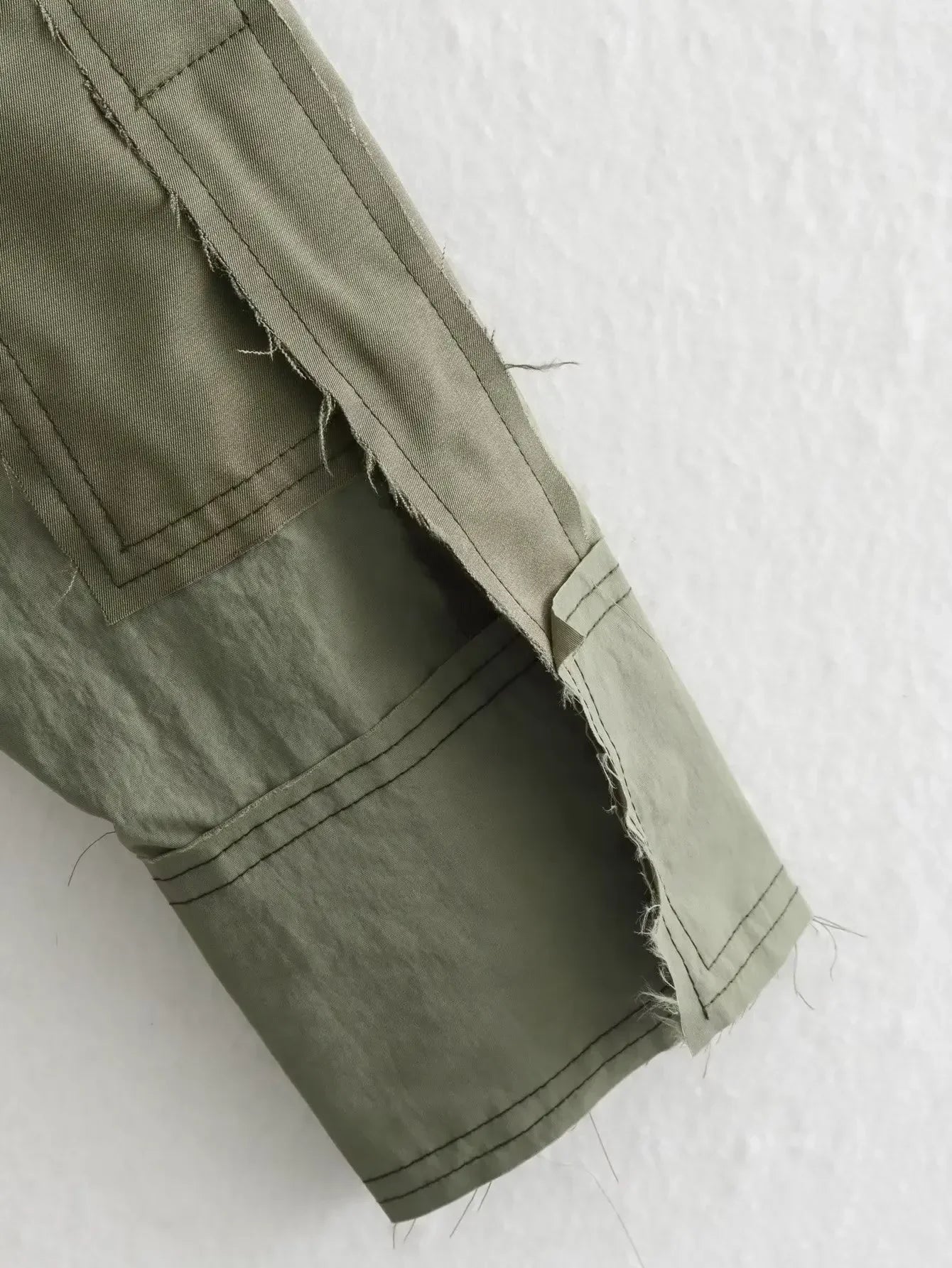 WezelBezel Patchwork Shirt - Contrasting Color