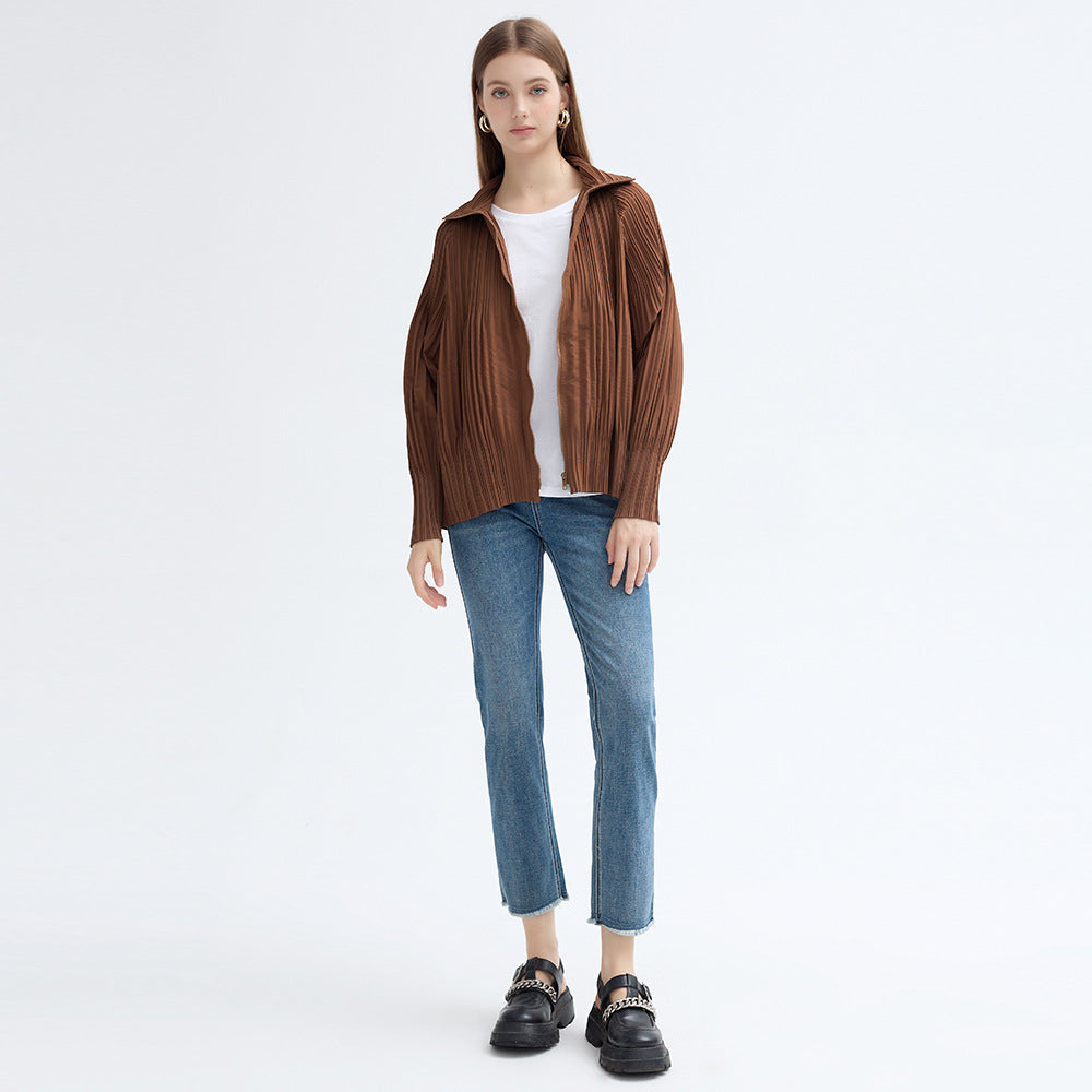 WezelBezel Zip-Up Stand Collar Jacket