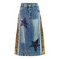 WezelBezel Denim Skirt - A-line Style
