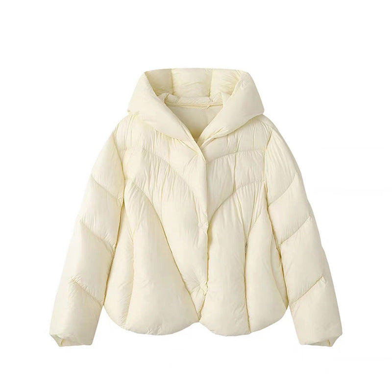 WezelBezel Short Hooded Jacket - Cape Style