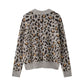 WezelBezel Animal Print Knit Tee