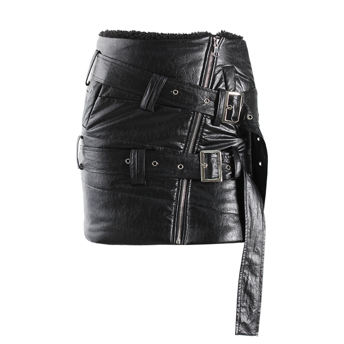 WezelBezel Plush Collar Utility Jacket