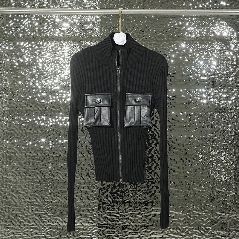 WezelBezel Zipper Cardigan - Trend Style