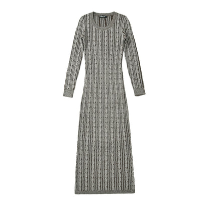 WezelBezel Twisted Knit Midi Dress