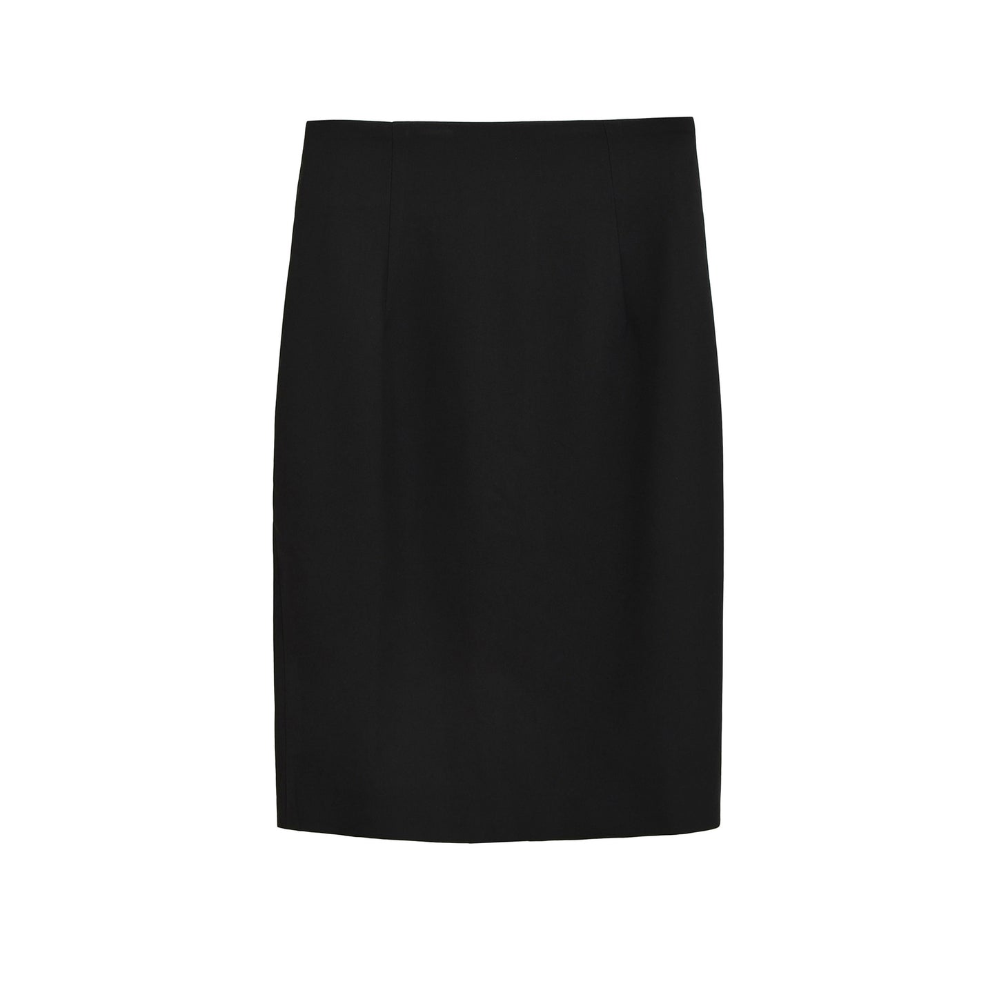 WezelBezel Slit-Front Midi Skirt