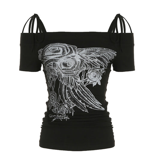 WezelBezel One-Shoulder Slim Tee