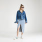 WezelBezel Short Denim Jacket - Casual Style