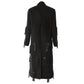 WezelBezel PU Tassel Trench Jacket