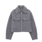 WezelBezel Woolen Jacket - Short Style