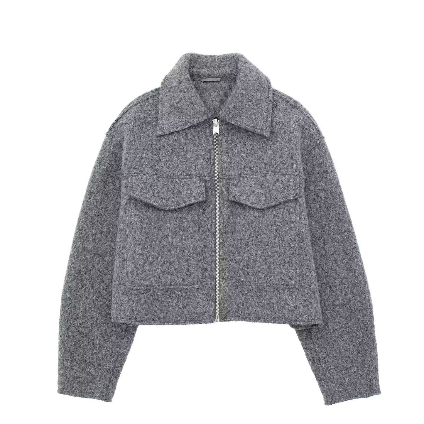 WezelBezel Woolen Jacket - Short Style