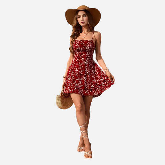 WezelBezel Backless Vacation Camisole Dress